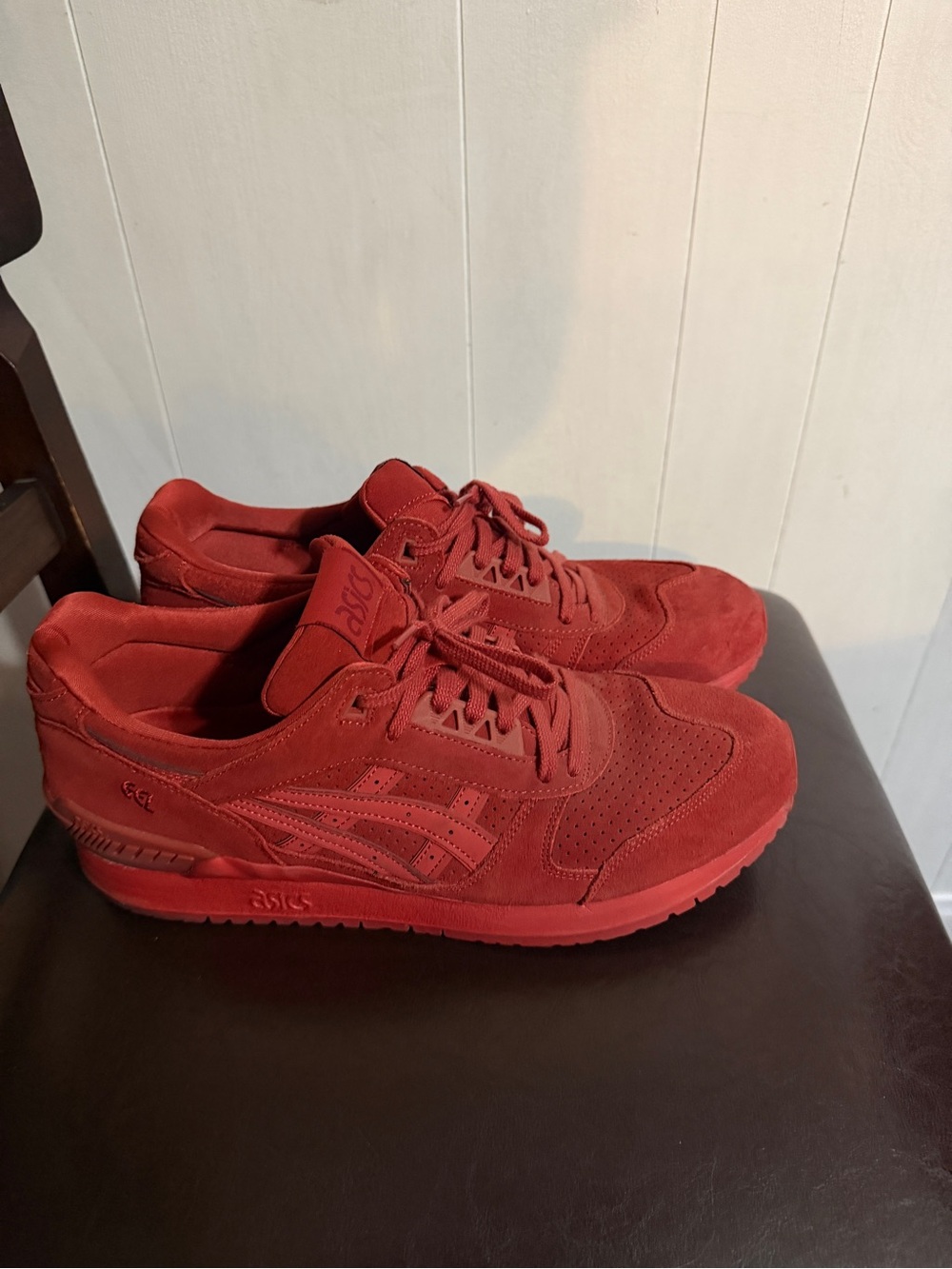ASICS Red Suede GEL-Lyte III Men’s Sneakers
